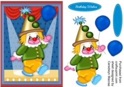  Cute Circus Clown  