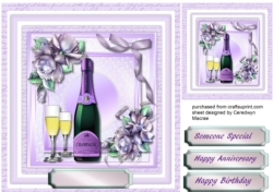 Lovely Lilac Anniversary or Birthday