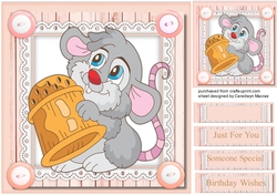 Cute Llittle Sewing Mouse,