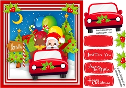 Santas On His Way,