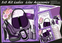 8x8 Kit Lovely Ladies lilac Accsesories