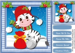Zebras Christmas Greetings