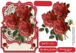 Over The Edge Bracket, Beautiful Red roses