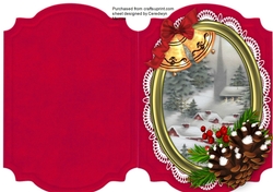 Print, Cut, and fold, Christmas Greetings 