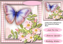Butterfly and Blossom I