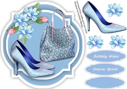 Lovely Shoes and Bag on a Shaped Mat 1
