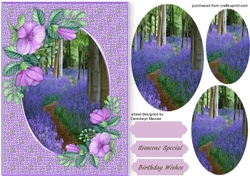 Lovely pyramid Beautiful Bluebell Walk