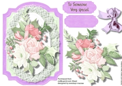 Beautiful Lilac Bracket and Roses