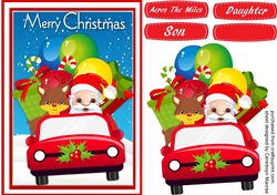 A5 Santas On His Way