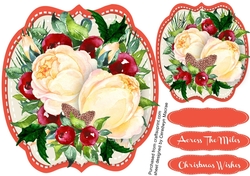 Beautiful Christmas Roses and Berrys