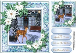 Deer in the Christmas Garden