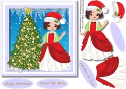 Christmas Princess and tree 2, 