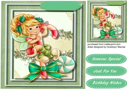 Christmas Candy Cane Fairy