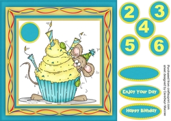 Sneeky Mouses Birthday Cupcake ,