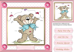 Juggling Heart Bear