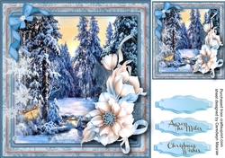 Beautiful Festive Flowers and Scene 
