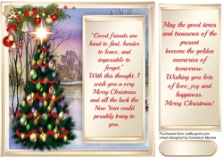 Friends or Family Christmas Greetings 