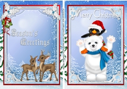 2 lovely Christmas Toppers