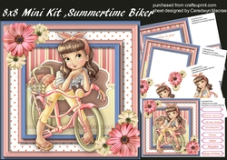 8x8 Mini kit Summertime Biker,