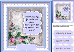 Birthday Greetings With Verse