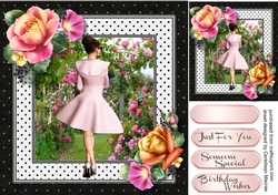 Step Into the Garden Pink 