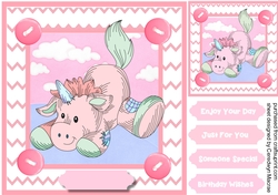 Beautiful Unicorns Delight Pink