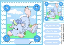 Beautiful Unicorns Delight Blue