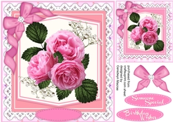 Beautiful Pink roses with Babys Braeth