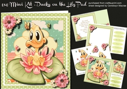 8x8 Mini Kit, Ducky on the Lily Pad