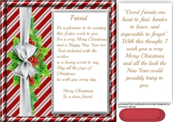 To Friends at Christmas