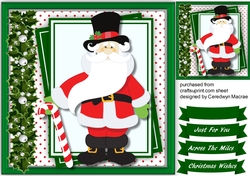 - Santa in His Top Hat