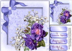 Stunning Lilac Roses and Babys Breath , 1