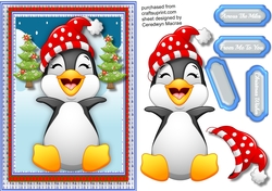 Lovely A5 Happy Penguin 
