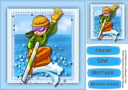Water Boarder Boy