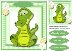 Cute Ally Alligator