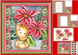 8x8 Mini Kit, Poinsettia Mouse
