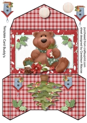 Christmas Money Wallet Thicket Bear