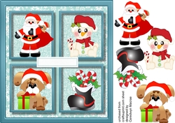 Christmas Animals Four in a Box 