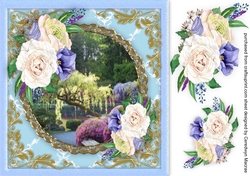 Beautiful Roses and Water Scene 1