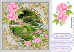 Beautiful Pink Roses and Scene 3