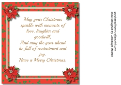  Christmas Incert With Verse