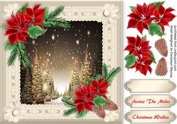 Golden Christmas Trees
