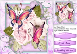 Flutterbys and Roses