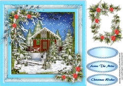 Beautiful Cottage in the Snow 