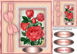 Beautiful Roses and Side Bow 1