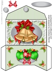 Lovely Money Wallet Chrismas Bells 