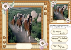 Beautiful Horses at the Gallop 
