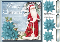 Beautiful Vintage Santa
