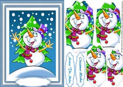 The Happy Snowman ( Pyranmid)
