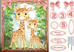 Giraffes at Play 